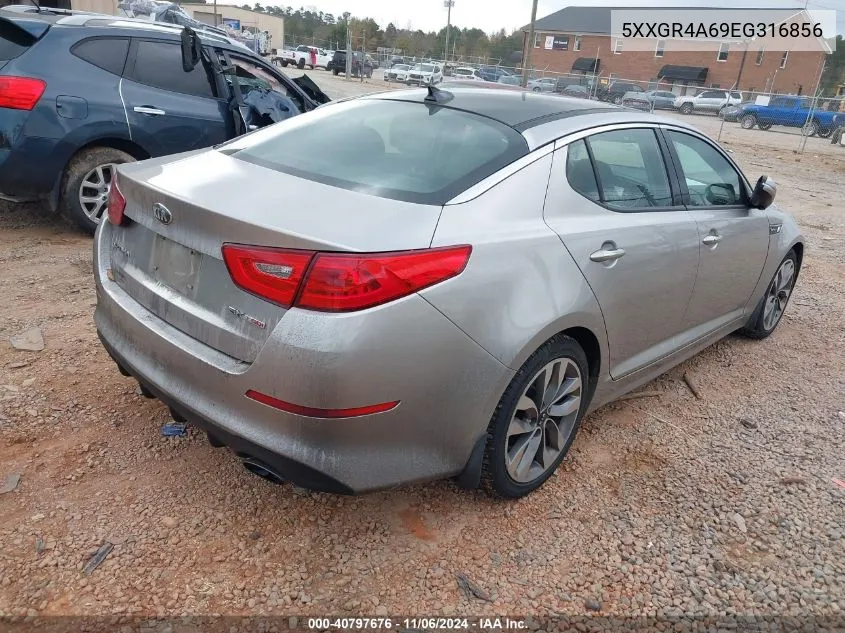 2014 Kia Optima Sx Turbo VIN: 5XXGR4A69EG316856 Lot: 40797676