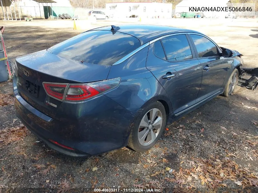 2014 Kia Optima Hybrid Ex VIN: KNAGN4ADXE5066846 Lot: 40833317