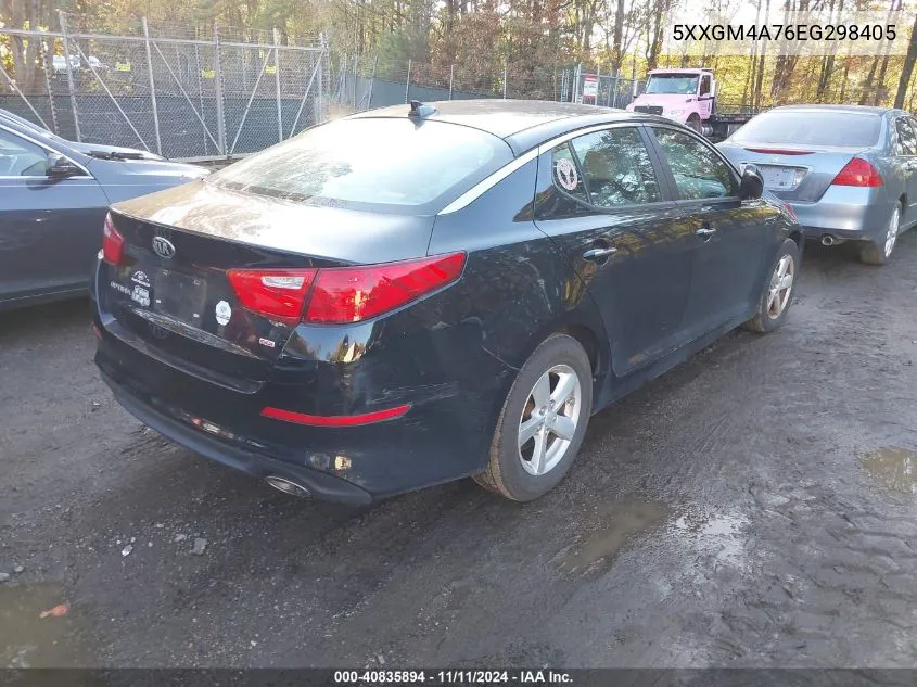 2014 Kia Optima Lx VIN: 5XXGM4A76EG298405 Lot: 40835894