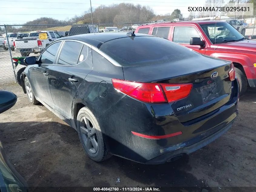 2014 Kia Optima Lx VIN: 5XXGM4A73EG295431 Lot: 40842760