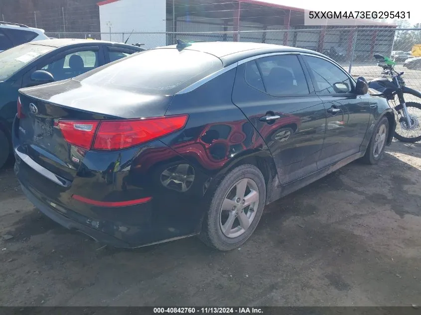 2014 Kia Optima Lx VIN: 5XXGM4A73EG295431 Lot: 40842760