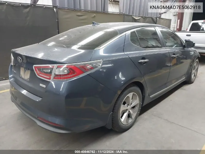 2014 Kia Optima Lx VIN: KNAGM4AD7E5062918 Lot: 40846762