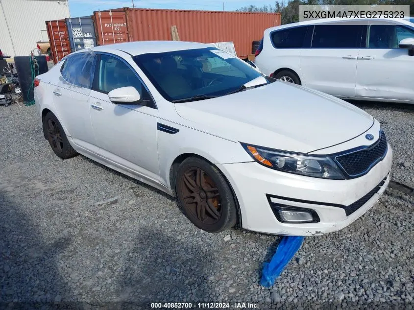 2014 Kia Optima Lx VIN: 5XXGM4A7XEG275323 Lot: 40852700