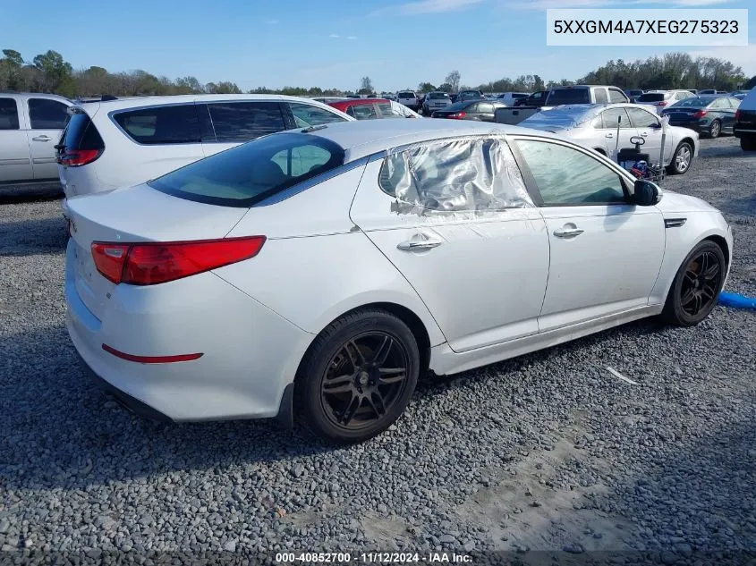 2014 Kia Optima Lx VIN: 5XXGM4A7XEG275323 Lot: 40852700