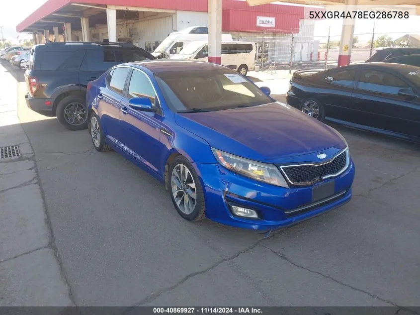 2014 Kia Optima Sx VIN: 5XXGR4A78EG286788 Lot: 40869927