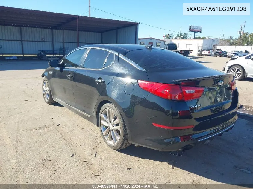 2014 Kia Optima Sxl Turbo VIN: 5XXGR4A61EG291208 Lot: 40926443