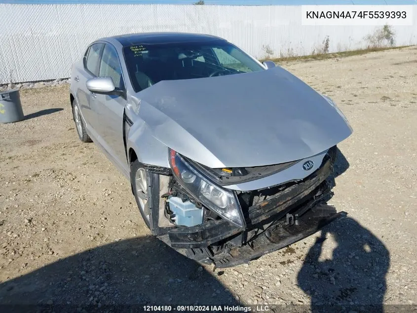 KNAGN4A74F5539393 2015 Kia Optima