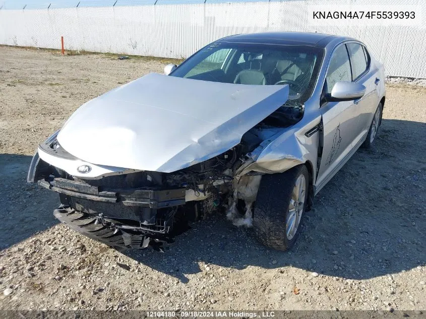 KNAGN4A74F5539393 2015 Kia Optima