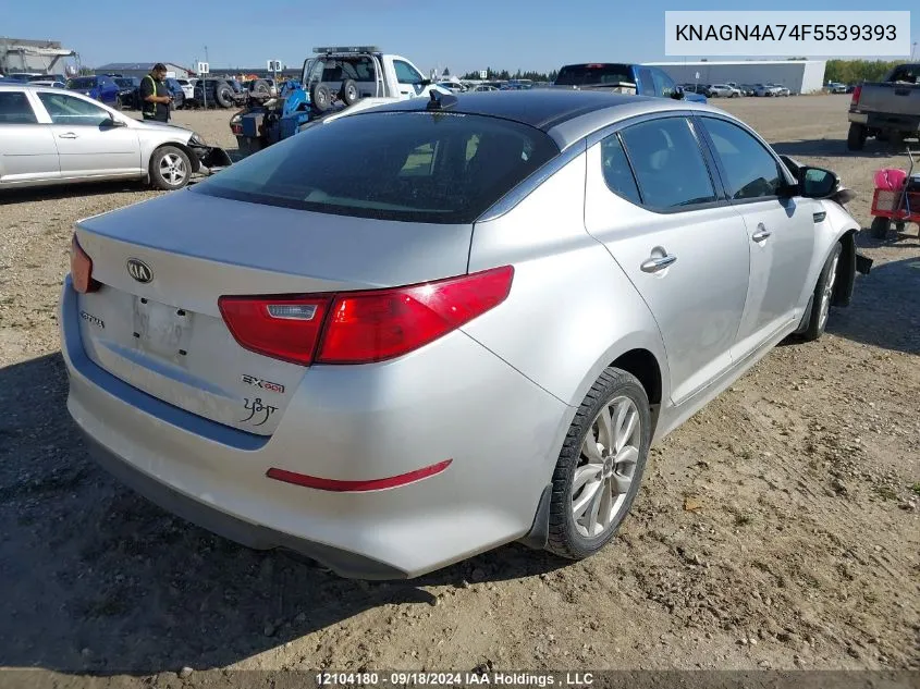 KNAGN4A74F5539393 2015 Kia Optima