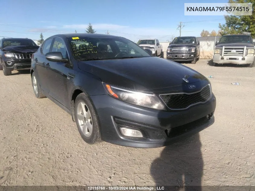 2015 Kia Optima Lx VIN: KNAGM4A79F5574515 Lot: 12115768