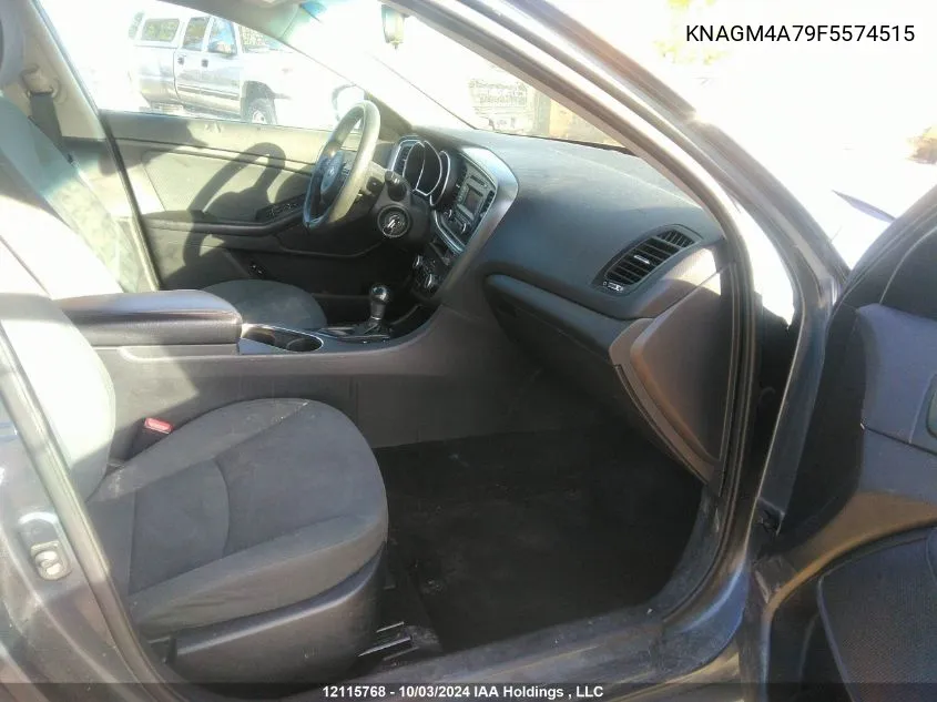 KNAGM4A79F5574515 2015 Kia Optima Lx