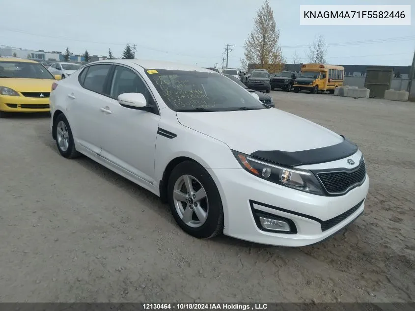 2015 Kia Optima VIN: KNAGM4A71F5582446 Lot: 12130464