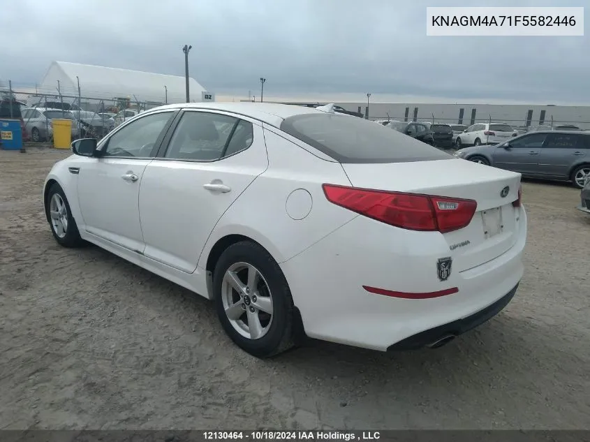 2015 Kia Optima VIN: KNAGM4A71F5582446 Lot: 12130464