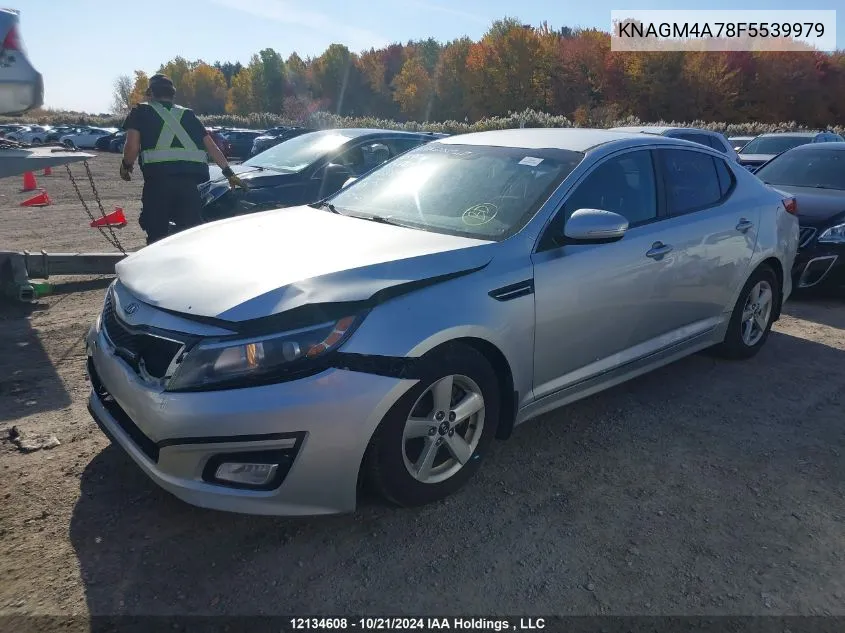 KNAGM4A78F5539979 2015 Kia Optima Lx