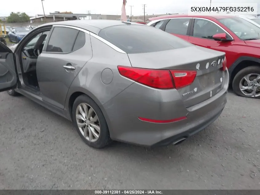 2015 Kia Optima Lx VIN: 5XXGM4A79FG352216 Lot: 39112381