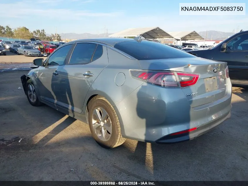 KNAGM4ADXF5083750 2015 Kia Optima Hybrid