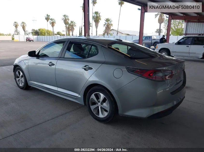 2015 Kia Optima Hybrid VIN: KNAGM4AD4F5080410 Lot: 39232294