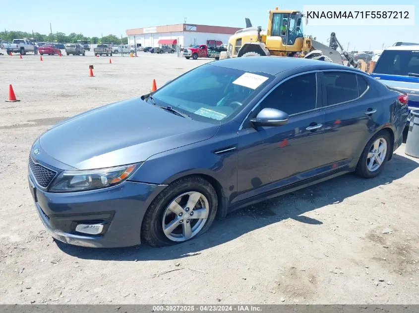 2015 Kia Optima Lx VIN: KNAGM4A71F5587212 Lot: 39272025