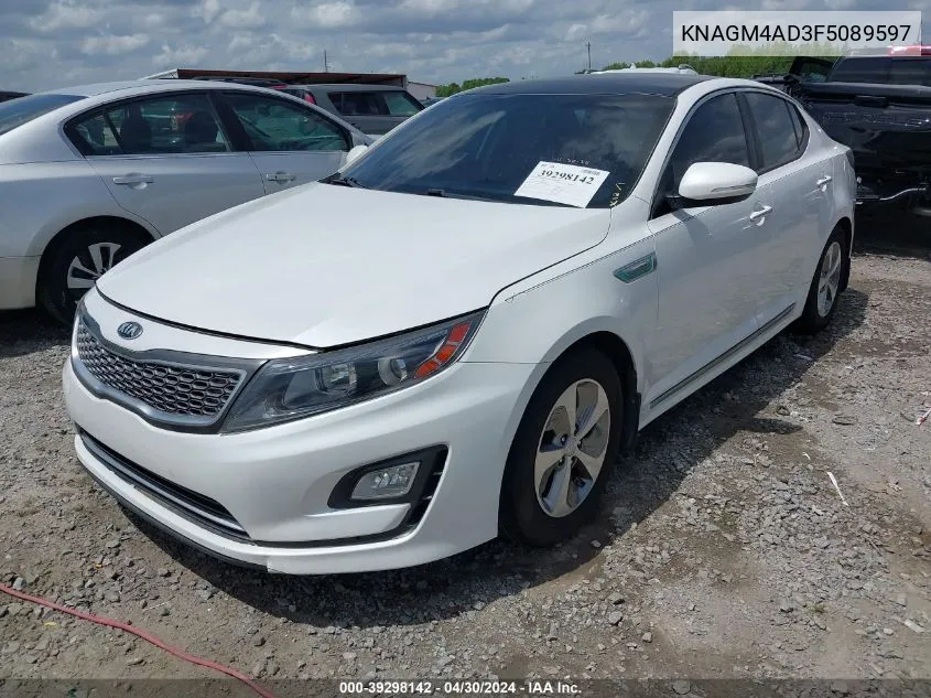 KNAGM4AD3F5089597 2015 Kia Optima Hybrid