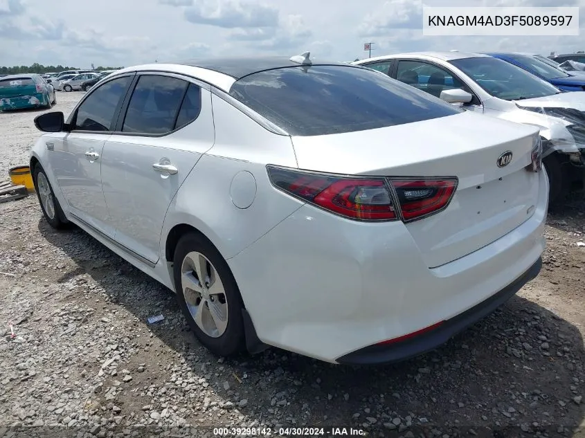 KNAGM4AD3F5089597 2015 Kia Optima Hybrid