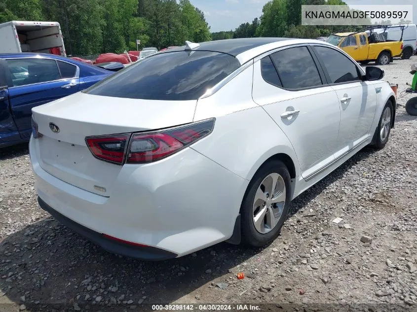 KNAGM4AD3F5089597 2015 Kia Optima Hybrid