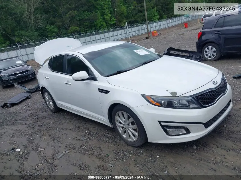 2015 Kia Optima Ex VIN: 5XXGN4A77FG437245 Lot: 39305771