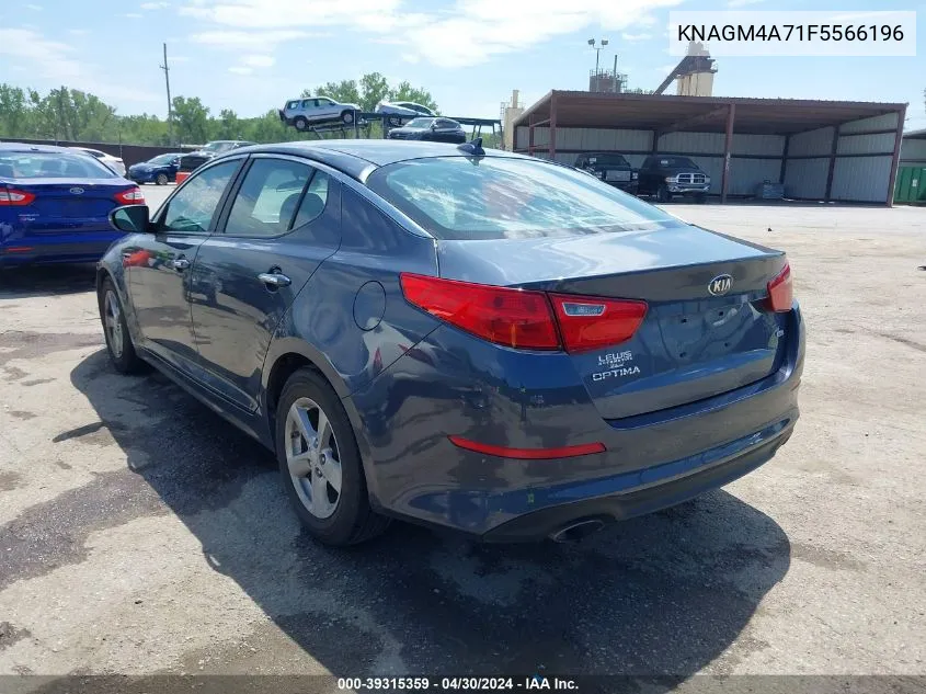 2015 Kia Optima Lx VIN: KNAGM4A71F5566196 Lot: 39315359