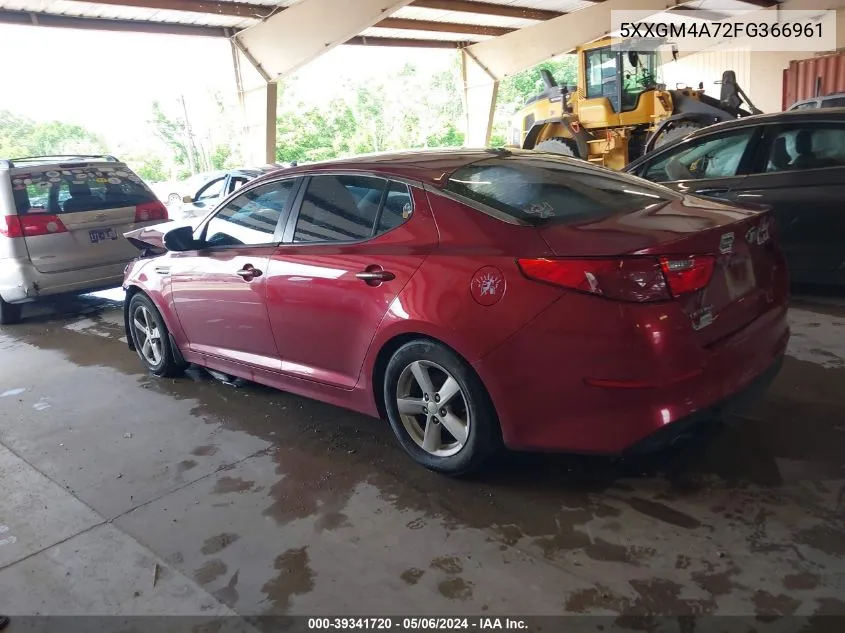 5XXGM4A72FG366961 2015 Kia Optima Lx