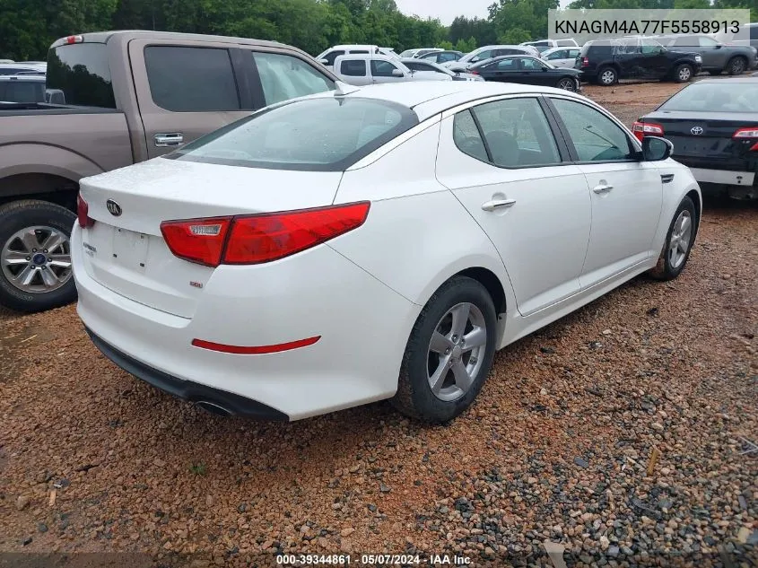 2015 Kia Optima Lx VIN: KNAGM4A77F5558913 Lot: 39344861