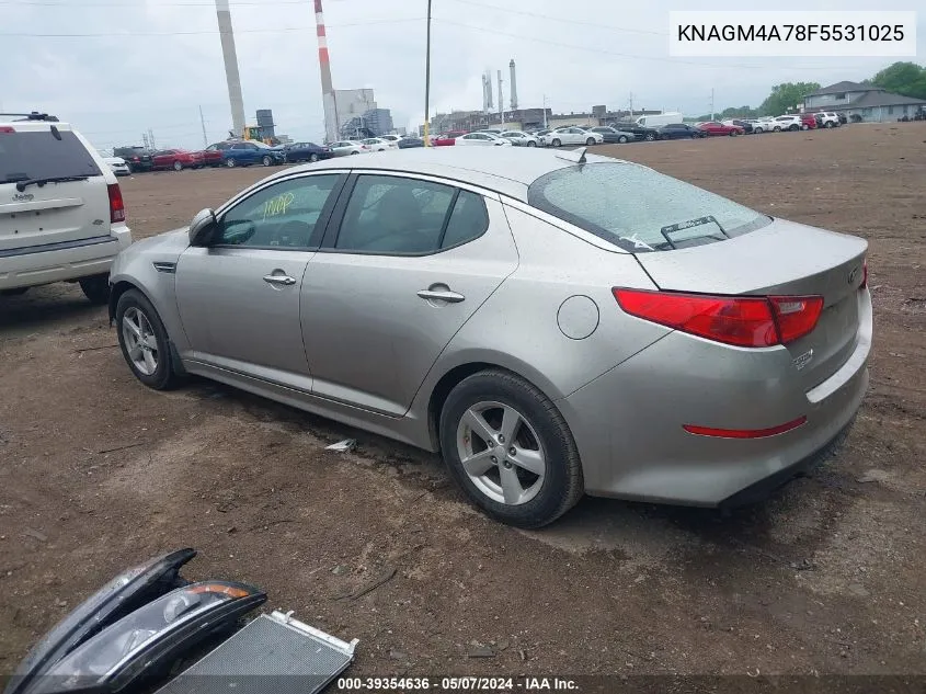 KNAGM4A78F5531025 2015 Kia Optima Lx