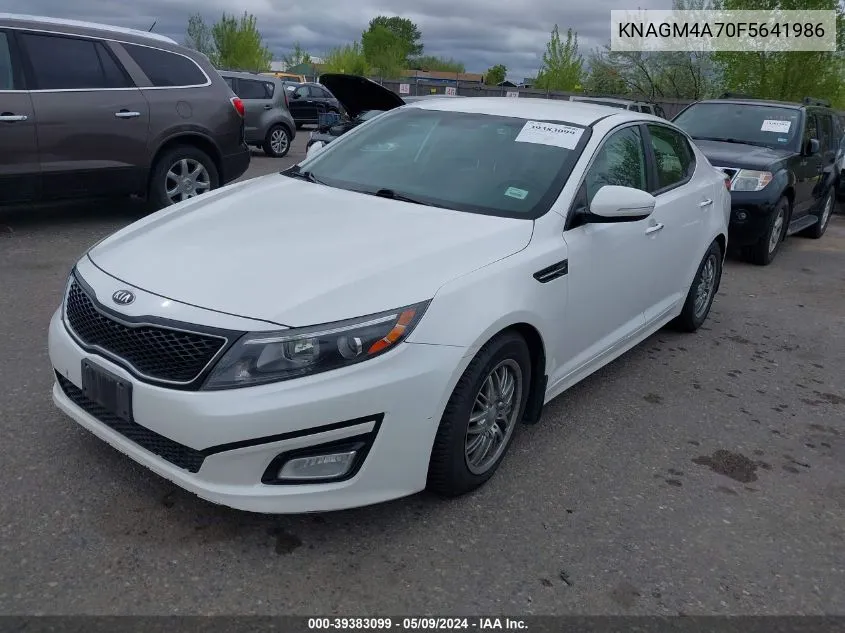 KNAGM4A70F5641986 2015 Kia Optima Lx