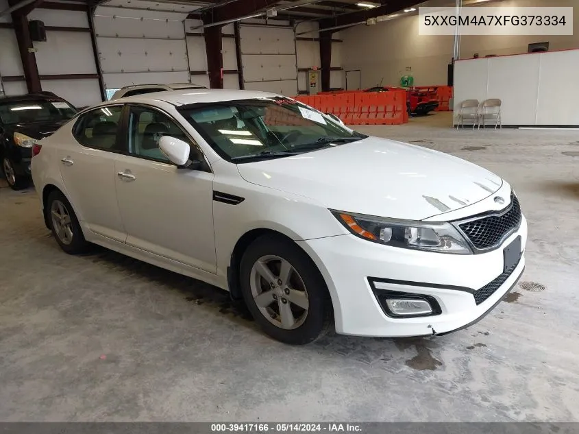 2015 Kia Optima Lx VIN: 5XXGM4A7XFG373334 Lot: 39417166