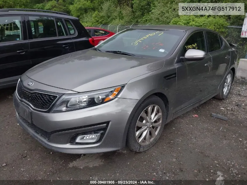 5XXGN4A74FG517912 2015 Kia Optima Ex