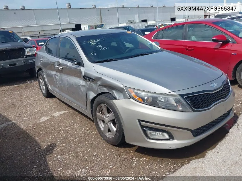 5XXGM4A7XFG365847 2015 Kia Optima Lx