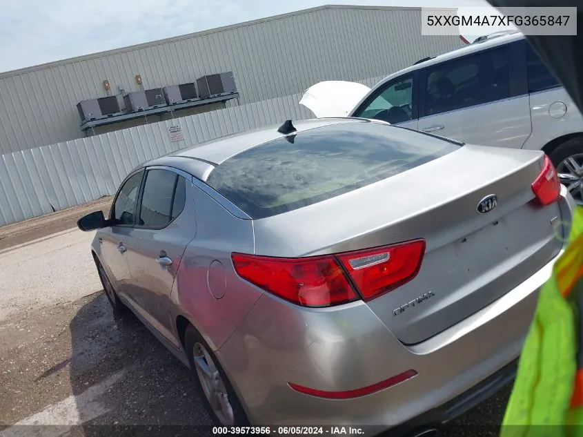 5XXGM4A7XFG365847 2015 Kia Optima Lx