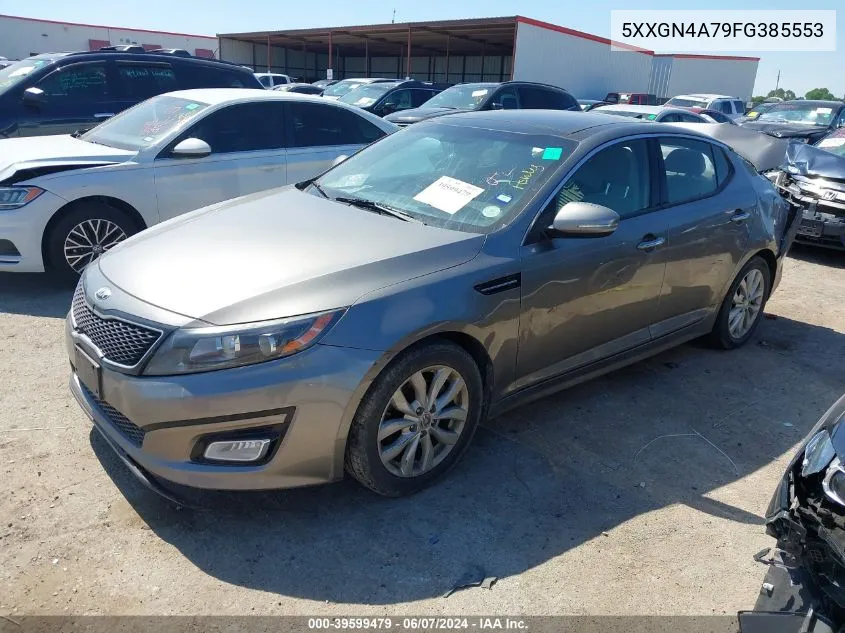 2015 Kia Optima Ex VIN: 5XXGN4A79FG385553 Lot: 39599479