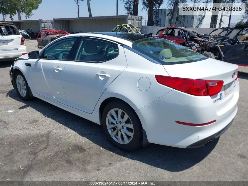 5XXGN4A74FG428826 2015 Kia Optima Ex