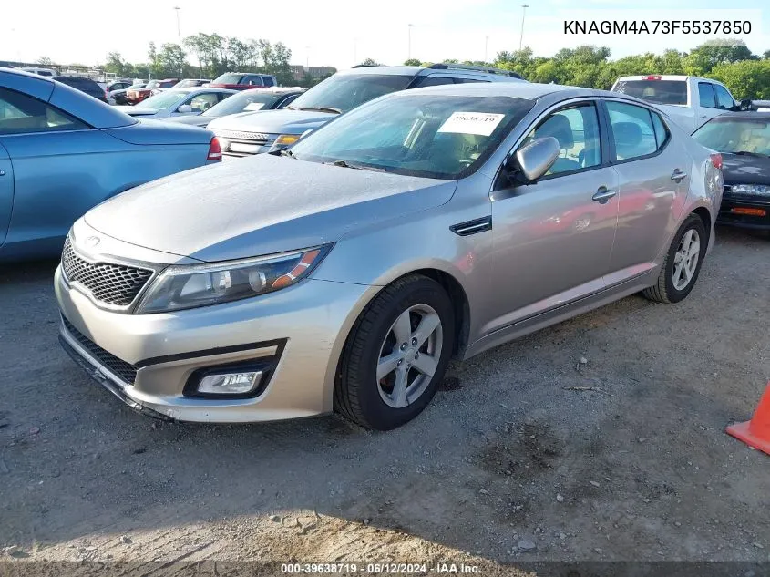 KNAGM4A73F5537850 2015 Kia Optima Lx