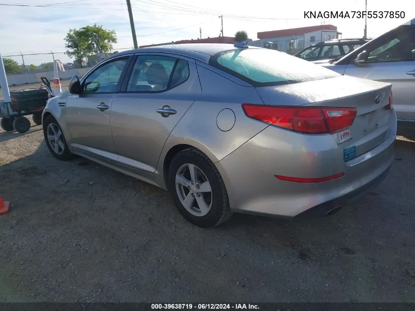 KNAGM4A73F5537850 2015 Kia Optima Lx