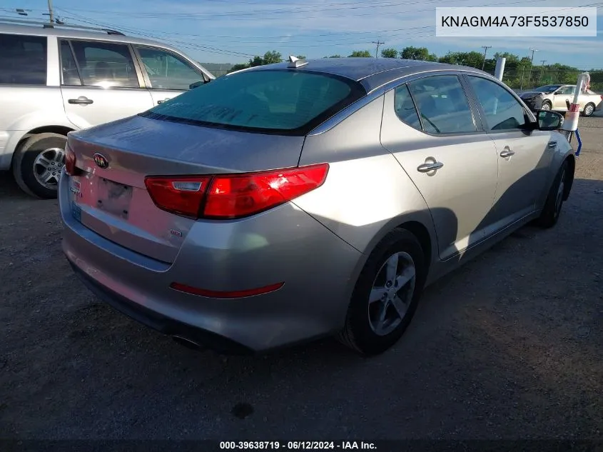 KNAGM4A73F5537850 2015 Kia Optima Lx