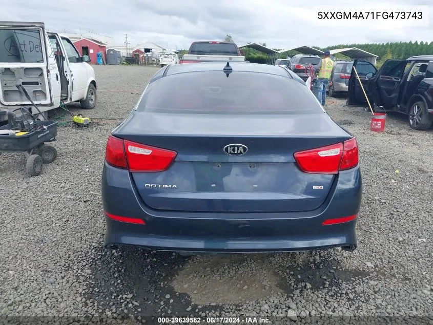 5XXGM4A71FG473743 2015 Kia Optima Lx