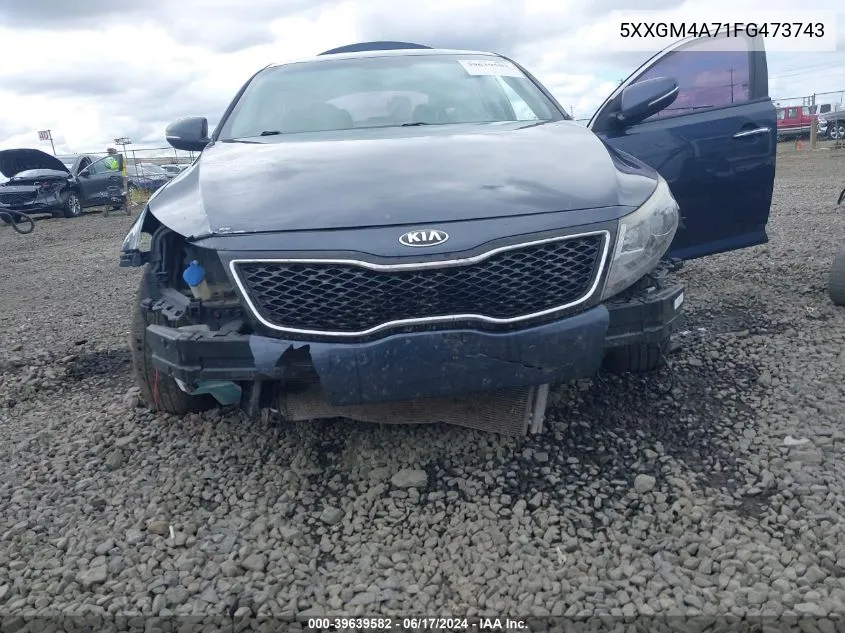 5XXGM4A71FG473743 2015 Kia Optima Lx