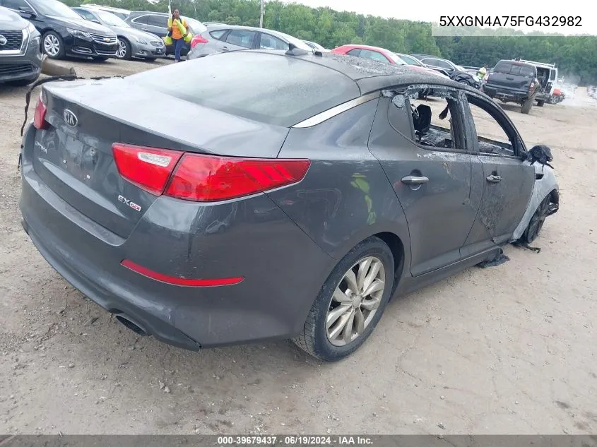 5XXGN4A75FG432982 2015 Kia Optima Ex