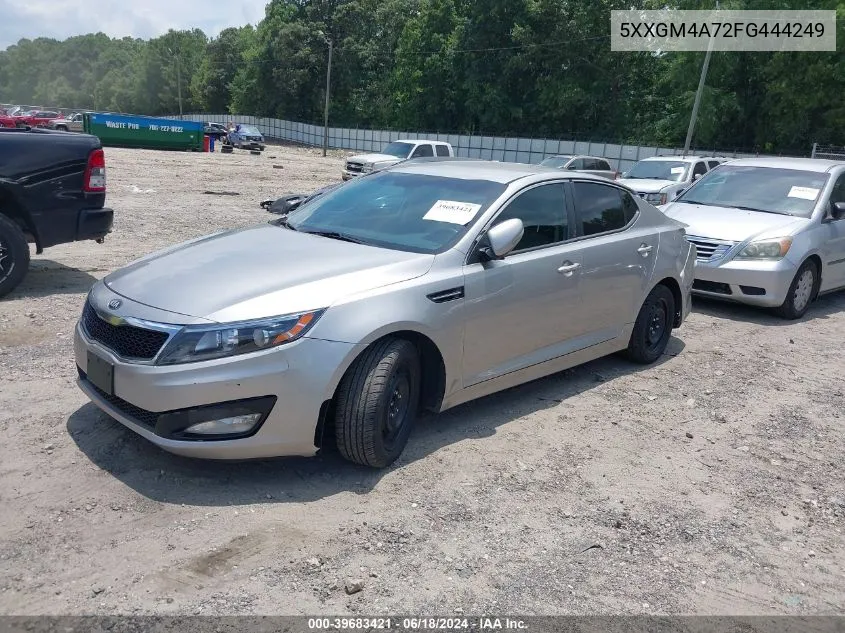 2015 Kia Optima Lx VIN: 5XXGM4A72FG444249 Lot: 39683421