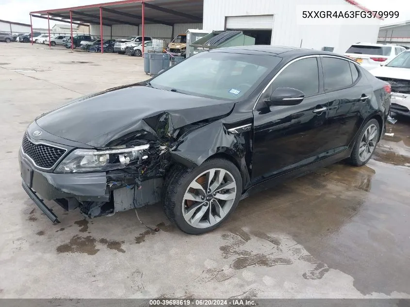 2015 Kia Optima Sx Turbo VIN: 5XXGR4A63FG379999 Lot: 39698619