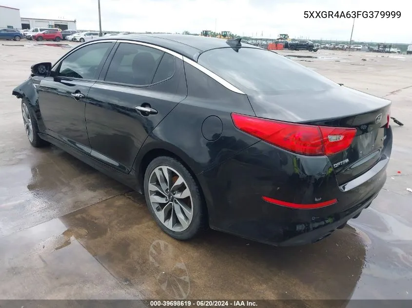 2015 Kia Optima Sx Turbo VIN: 5XXGR4A63FG379999 Lot: 39698619