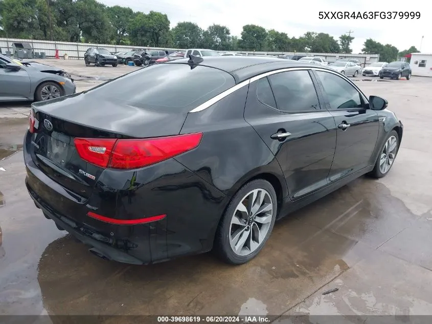 2015 Kia Optima Sx Turbo VIN: 5XXGR4A63FG379999 Lot: 39698619