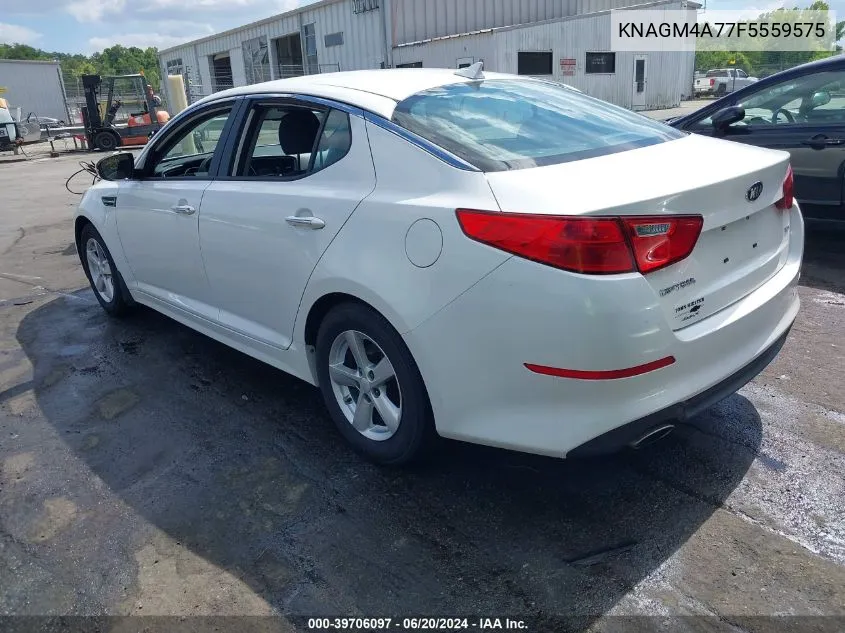 2015 Kia Optima Lx VIN: KNAGM4A77F5559575 Lot: 39706097