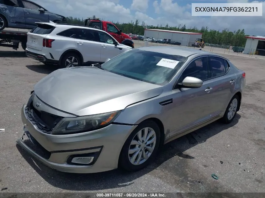 2015 Kia Optima Ex VIN: 5XXGN4A79FG362211 Lot: 39711057