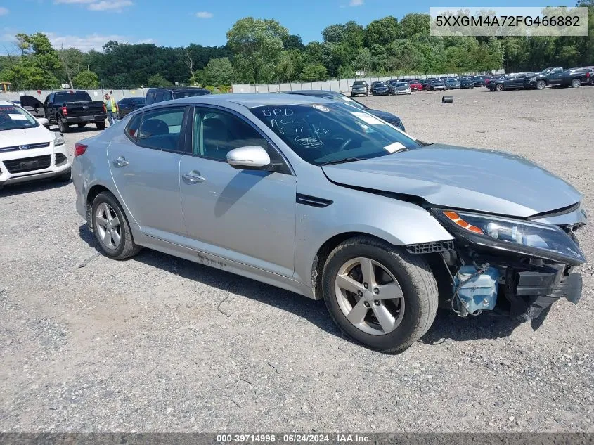 2015 Kia Optima Lx VIN: 5XXGM4A72FG466882 Lot: 39714996